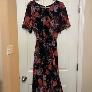 Floral Print Women's Dress chiffon